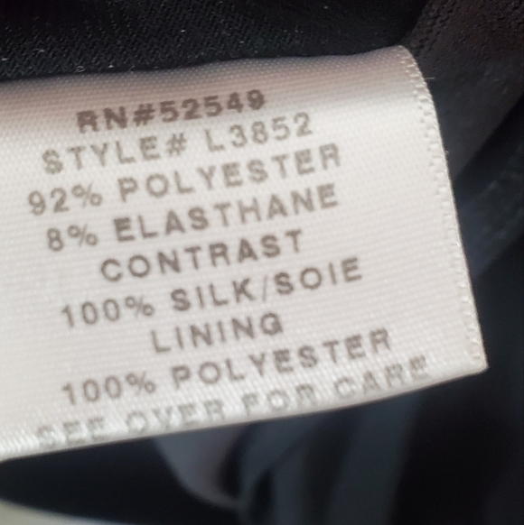 Silk Laundry Shelli Segal LBD Black Halter Open Back Asymetrical Dress Size 6 - Picture 9 of 9